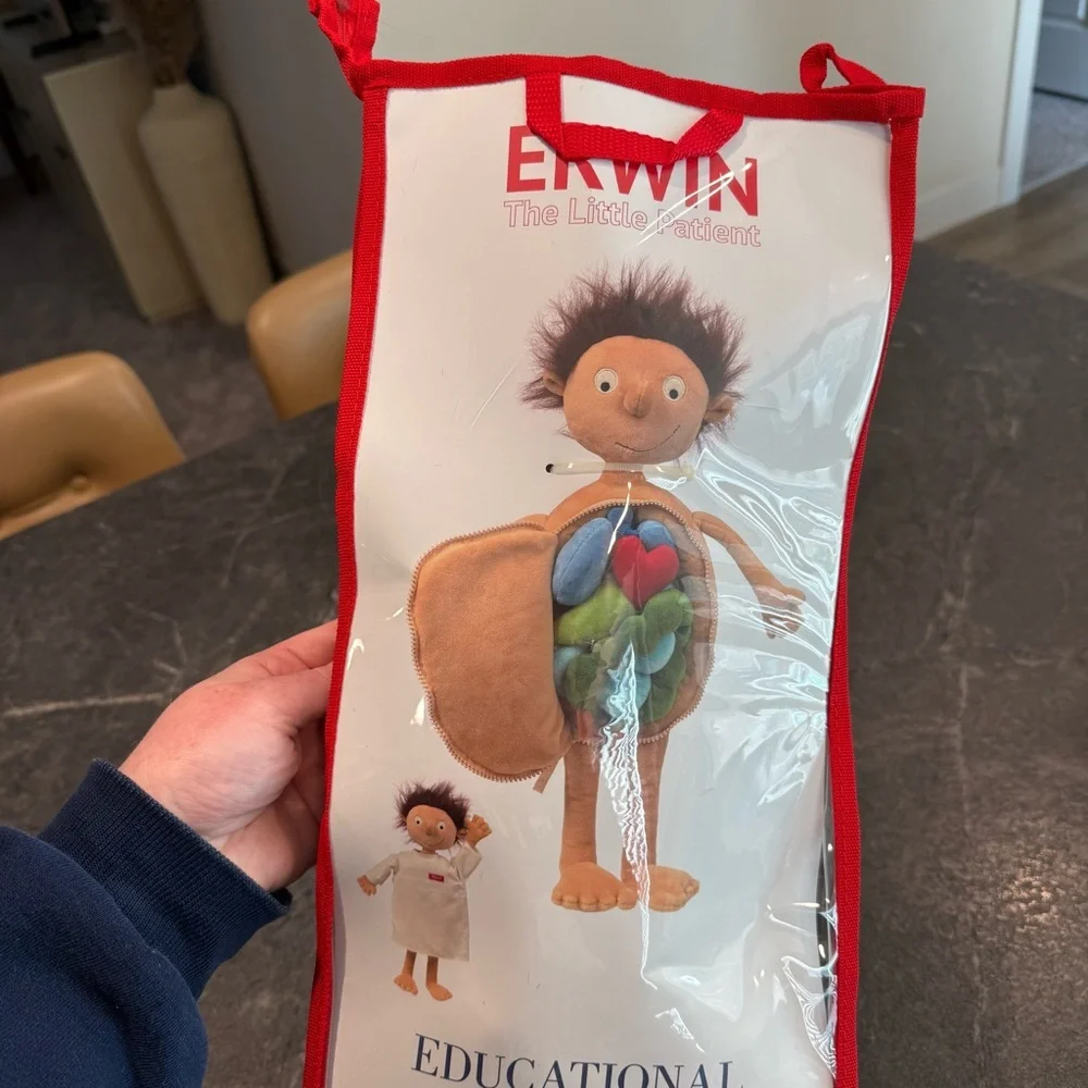 Sigikid educational doll plush boy male NIP NIB New anatomy Erwin little patient